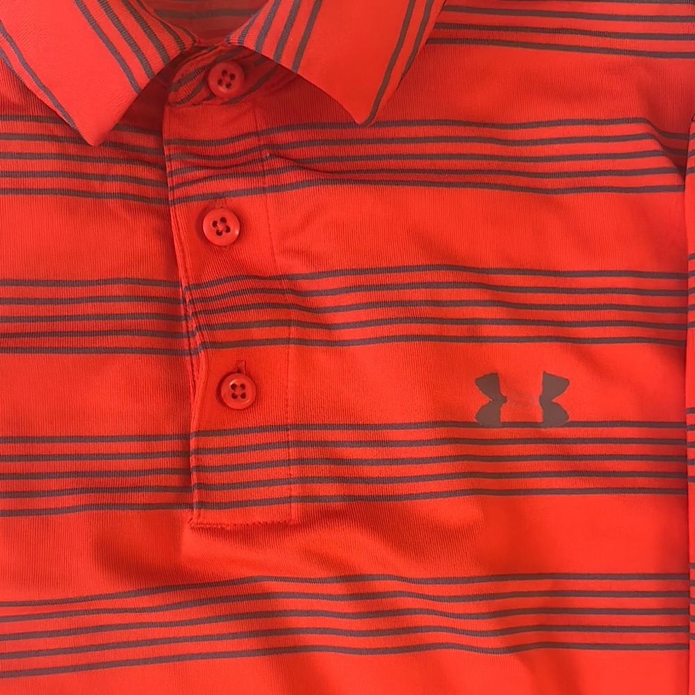 Under Armour Black and Blue Polo Shirts Casual Collection - Picture 5 of 6